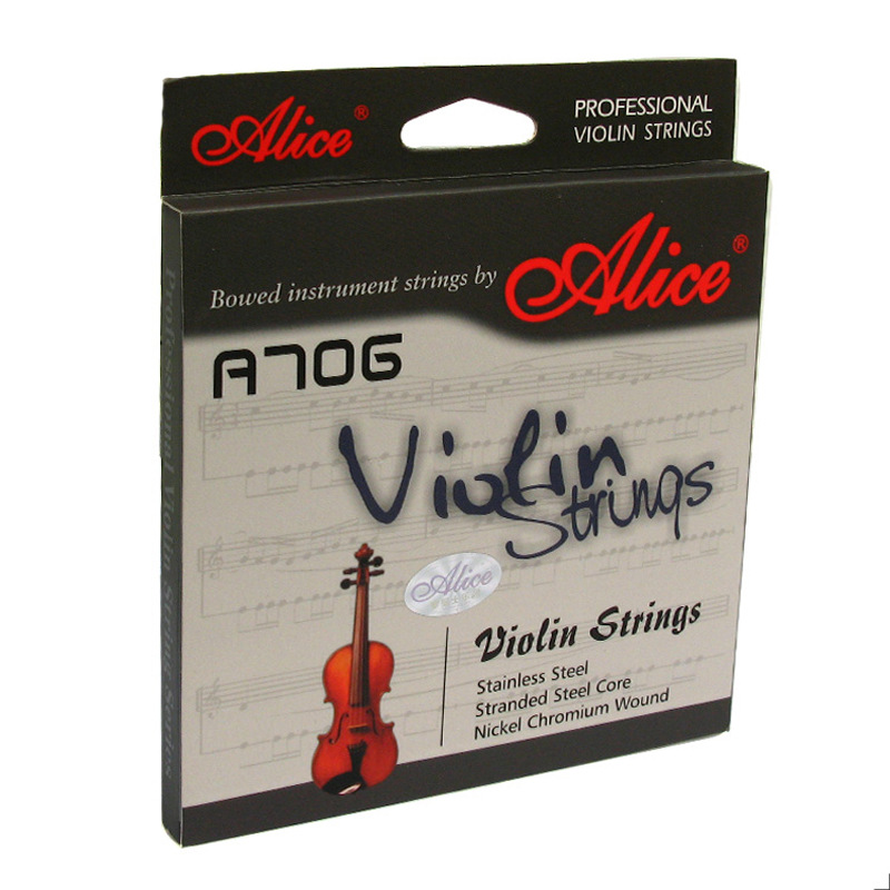 Alice爱丽丝 A706套弦 高档小提琴弦 钢芯 镍铬