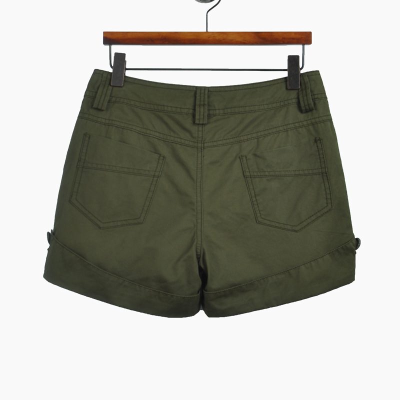 <em>户外</em>休闲衣裤-<em>户外</em>休闲<em>女短裤</em> 新款军绿裤棉军