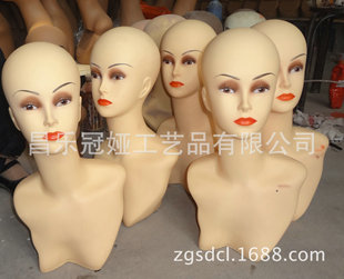 【冠娅】厂家直销 塑料头模 假发头模 广州 义乌 上海