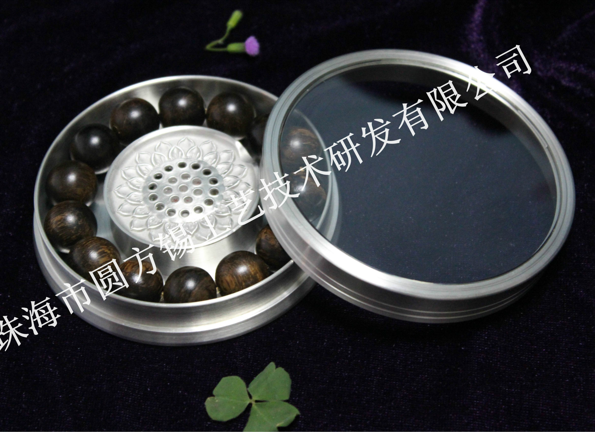 莲花明镜鉴禅心 养珠盒(1.4)