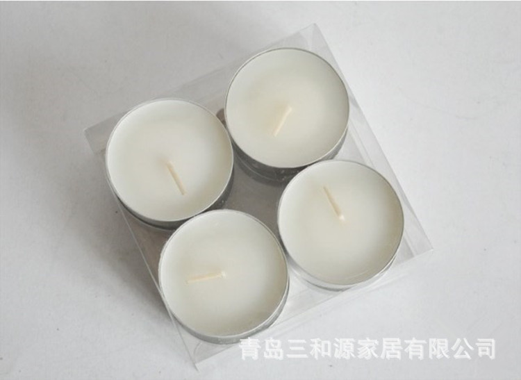 发采购蜡烛-批发7小时8只装 彩色铝壳茶蜡烛 无