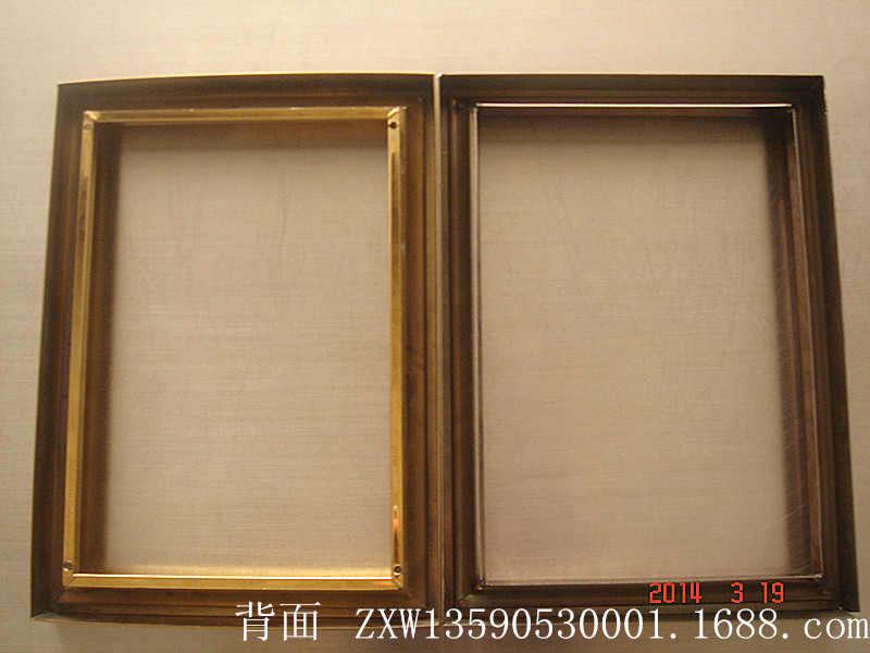 厂家供应订做各种尺寸不锈钢装饰画框 相框制作 立体画相框