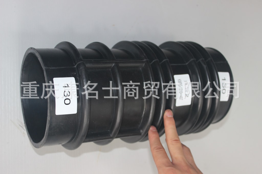 硅胶热水管KMRG-1316++497-直管胶管直管2疏浚胶管,黑色钢丝无凸缘无直管内径130XL330XH160X-1
