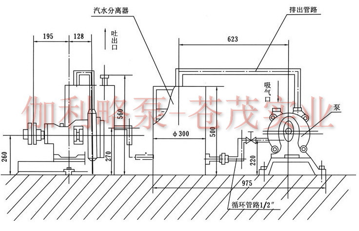 真空泵的吸气管道不可有漏气现象.其地