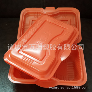厂家直销一次性塑料饭盒可微波加热 耐高温饭盒   #一次性可加热餐盒