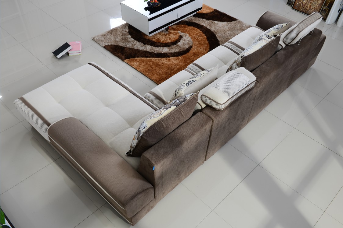 江彬家具 高档客厅布艺沙发 组合贵妃沙发 现代时尚大型舒适沙发