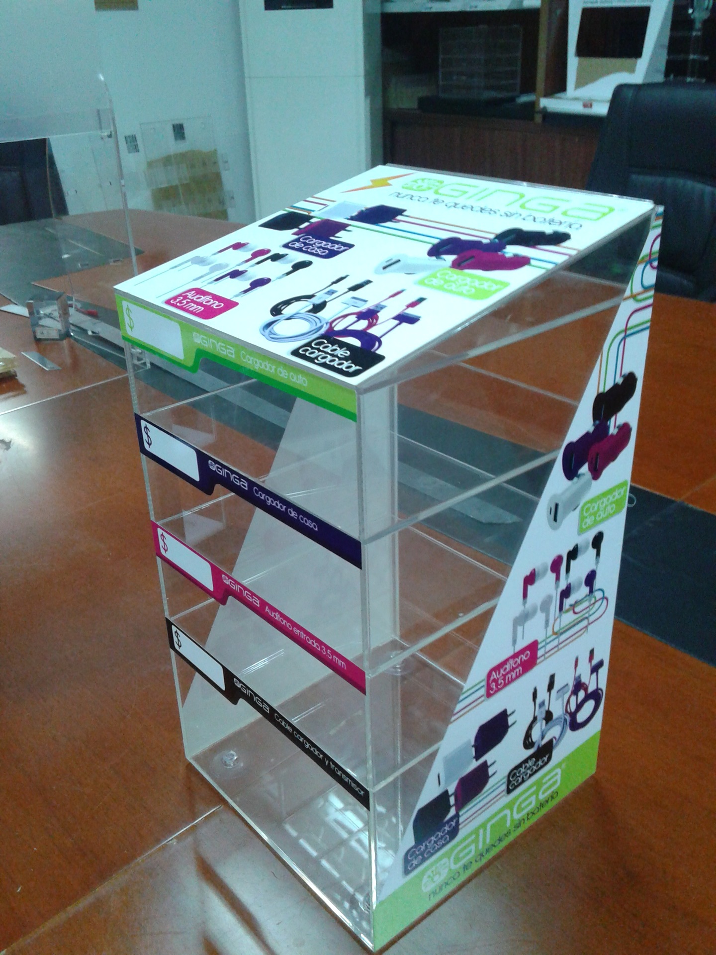 手机充电器配套展示架