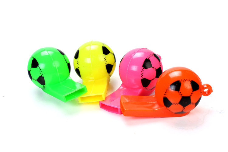 批发采购助威道具-塑料足球口哨 世界杯足球裁