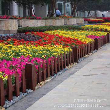 【树元】厂家直销花池围栏护栏,grc防腐仿木水泥花池,质优价廉