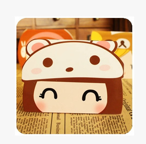 韩国文具超可爱女孩记事本卡通头像创意小本儿童奖品便签本备忘录