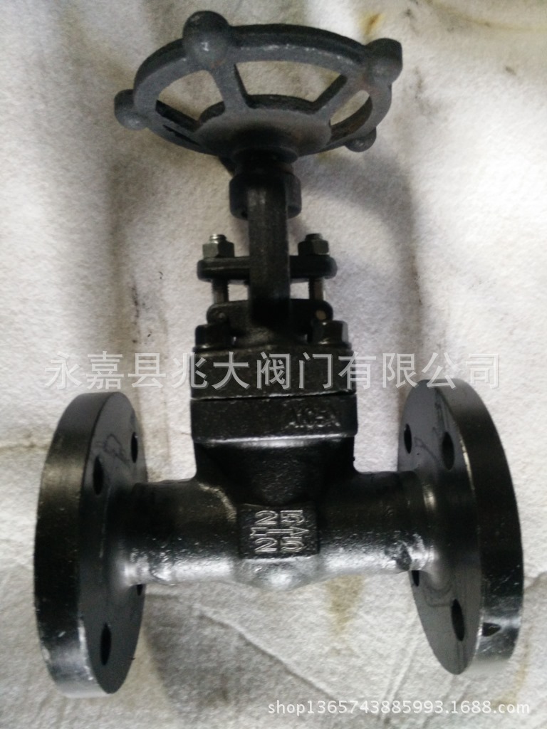 锻钢蒸汽阀 A105材质截止阀 法兰锻钢截止阀J