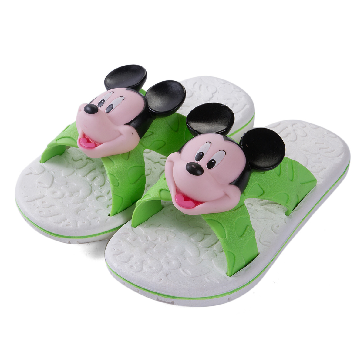 【正品Disney\/迪士尼米奇新款儿童拖鞋家居凉