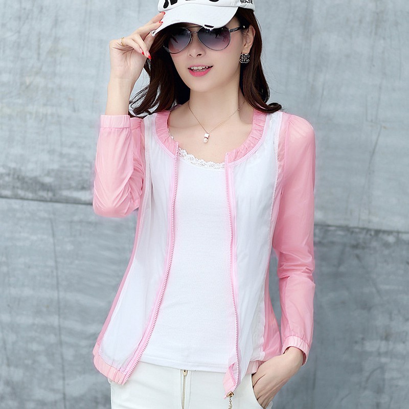 2014新款<em>防晒</em>衣<em>大码女装防晒</em>衣长袖薄款<em>开衫</em>