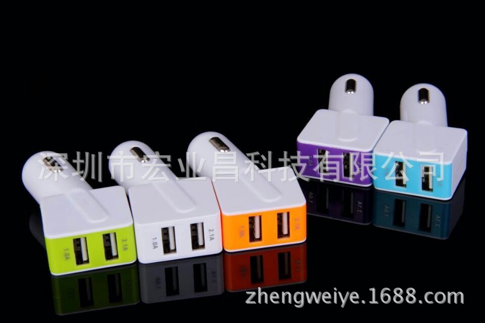 double usb car charger