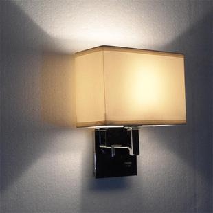 卧室壁灯 长方形灯罩床头壁灯(现代简约酒店客房用)