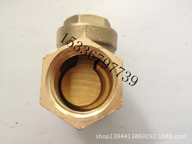 单向阀-黄铜单向阀 3\/4 DN20重型 水平止回阀 