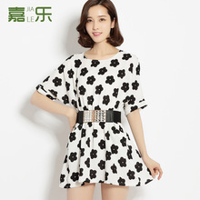 找相似款-2014年夏季新款韩版女式连衣裙 翻领