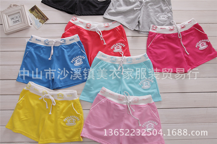 批发采购女式休闲裤-彩色系列<em>女士</em>运动<em>短裤</em> 英