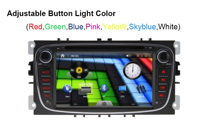 8628MX黑 福特蒙迪欧专用车载导航