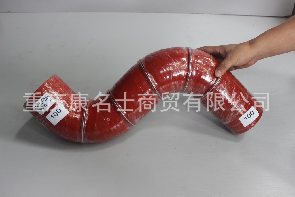 特种胶管KMRG-621++500-大运胶管119ABL00002-内径100X硅胶管耐温,红色钢丝5凸缘5Z字内径100XL620XL480XH410XH430-7