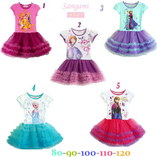 裙-samgmaibaby童装DISNEY女童<em>冰雪公主</em>逢