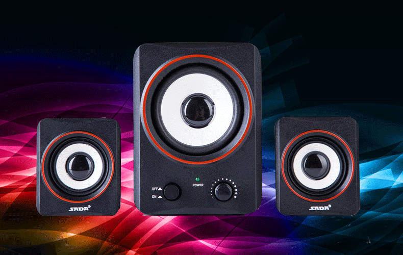 1振膜音箱 多媒体音箱 usb音箱 电脑音箱sada赛达低音炮 正品