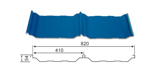 隐藏式屋面板YX54-410-820