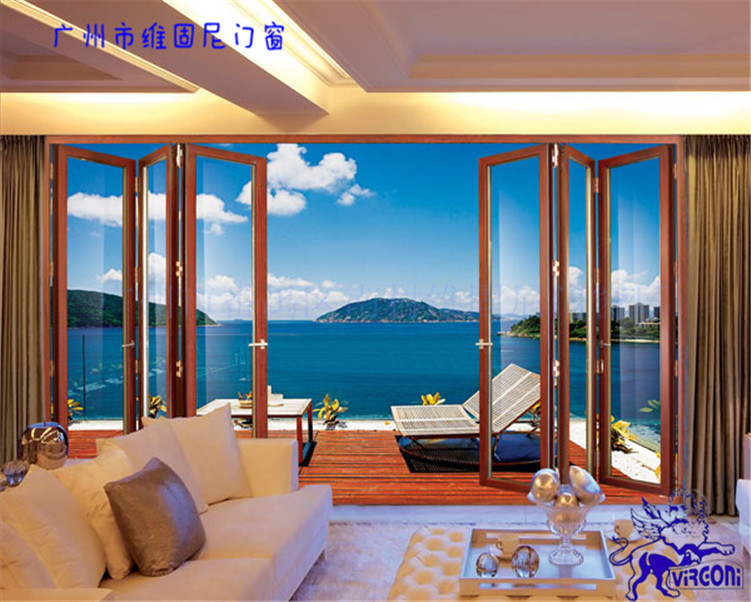 广东广州铝合金折叠门 折叠门 门窗厂家定做 铝