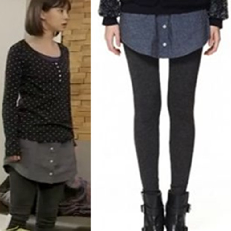 韩剧<em>急救男女</em>宋智孝吴珍熙同款裙裤假两件打底