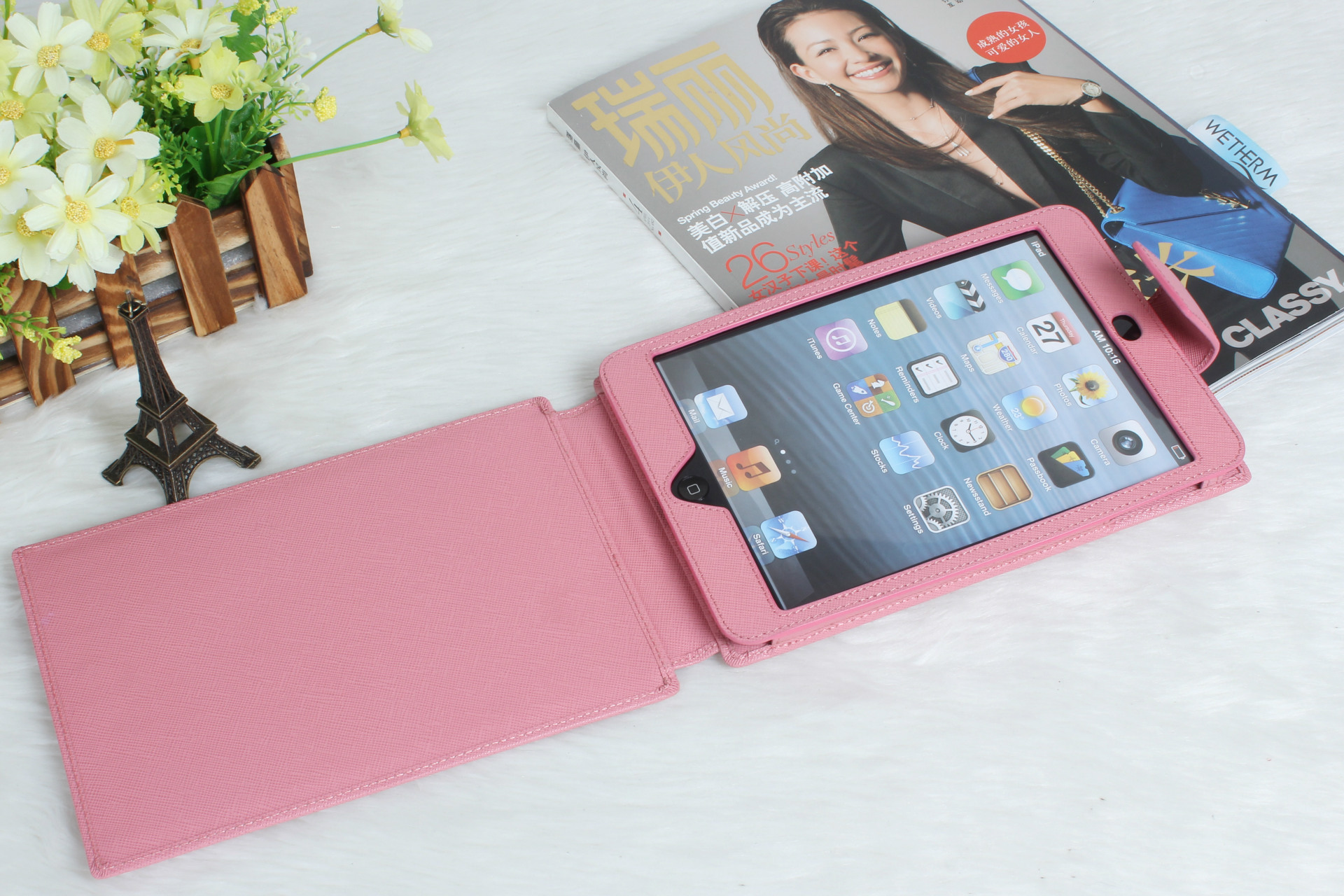 iPad保护套-2014新款苹果ipadmini2真皮 皮套