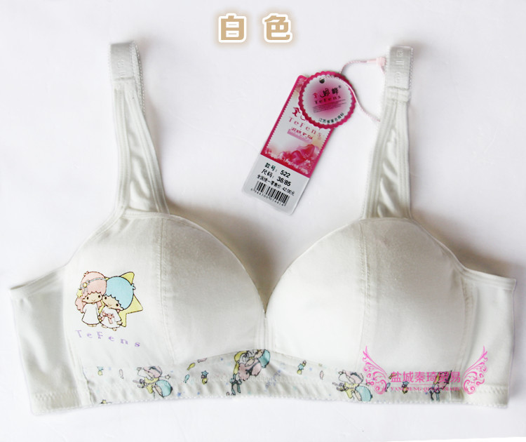 婷峰522女士学生<em>文胸</em>少女搭扣运动<em>背心胸罩</em>全