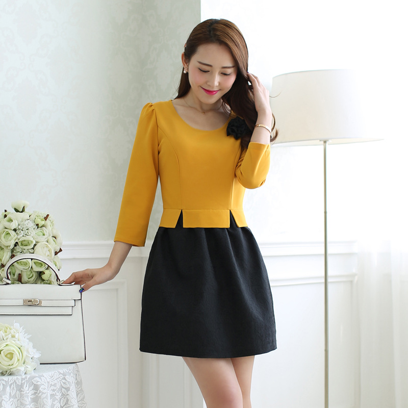 四季青<em>女装</em> 2014春装新款 <em>韩版时尚</em>潮流 针织连