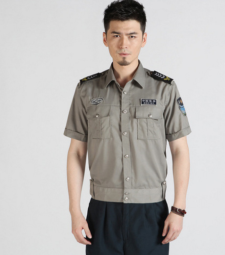 制服、工作服-夏季短袖保安服 夏季保安服装 批