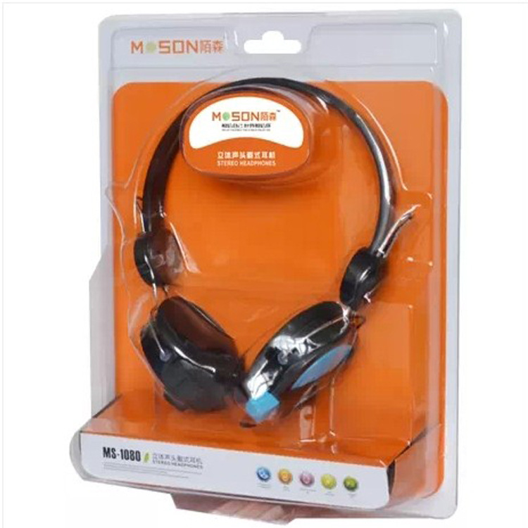 耳机-陌森 MS-1080 头戴式耳机 可伸缩收藏麦