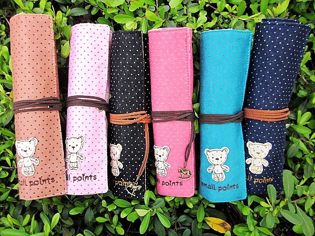 【批发韩版可爱小熊卷笔袋】价格,厂家,图片,笔袋,沈阳市大东区科雅文化用品商行-马可波罗网