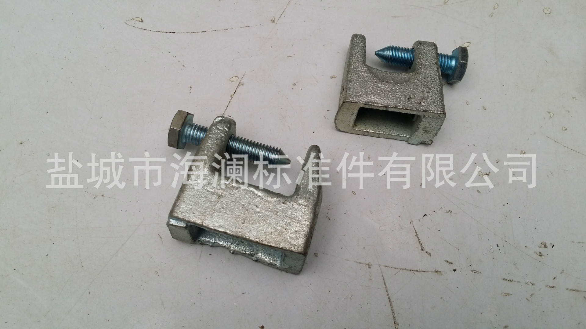 底价供应钢结构用铸铁老虎卡,方型老虎卡,吊卡,图片_7