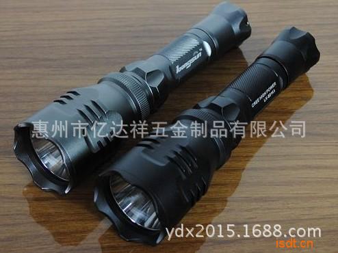 铝合金LED手电筒外壳加工 手电筒外壳氧化