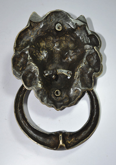 【《钜鼎轩》中式铜雕狮子头\/大门兽头门环\/纯