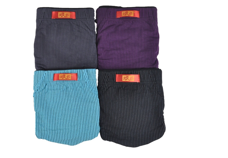 <em>男士内裤</em>-<em>浪莎</em>正品<em>批发</em> 木纤维舒适动感条纹三