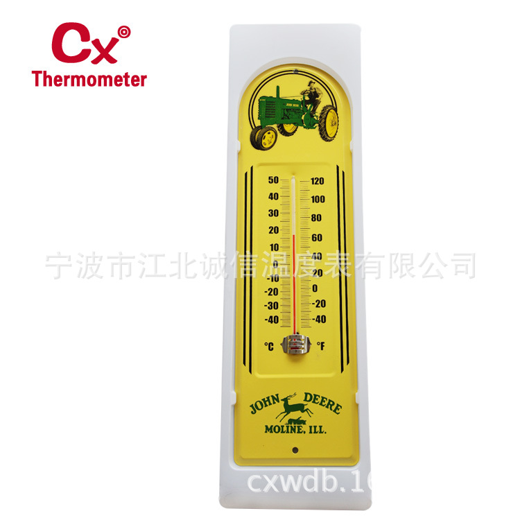 CX-07马口铁温度表 铁皮温度表 长40.5宽11.6高0