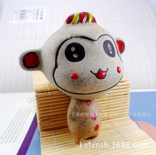 批发采购陶瓷工艺品-景德镇陶瓷风玲两节公仔