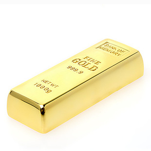 U盘-2014年新款收藏品金条U盘马上有钱黄金U