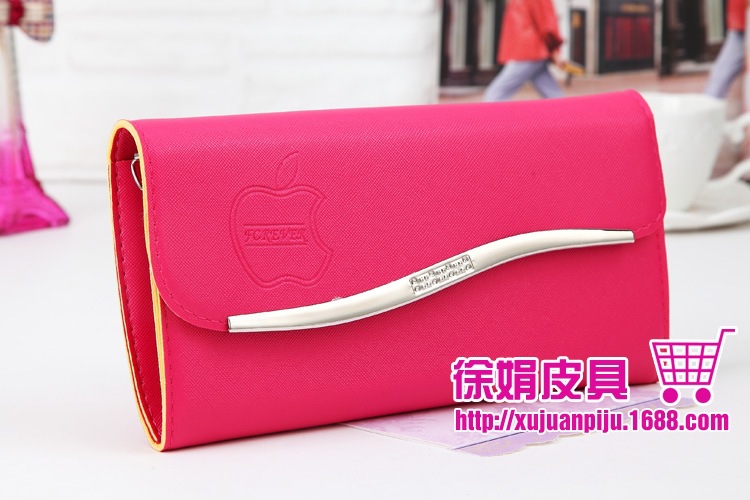 彩邊S型不加寬 女式長款手拿包單肩斜跨錢包2