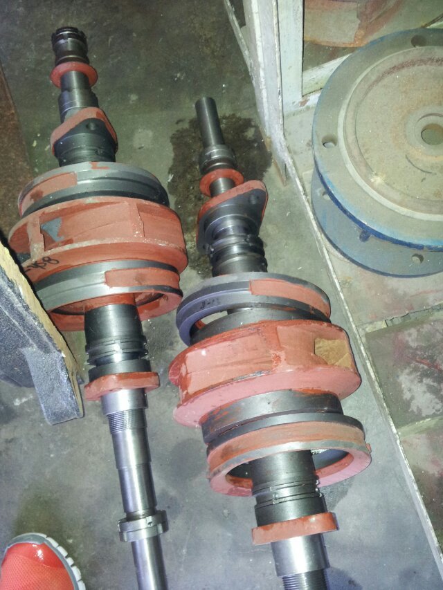叶轮 可来样加工  sh型双吸清水离心泵的吸人口与吐出口均在水泵轴心