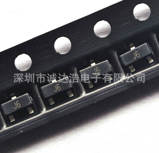 厂家直销全新S9014丝印J6 SOT-23 生产二三极