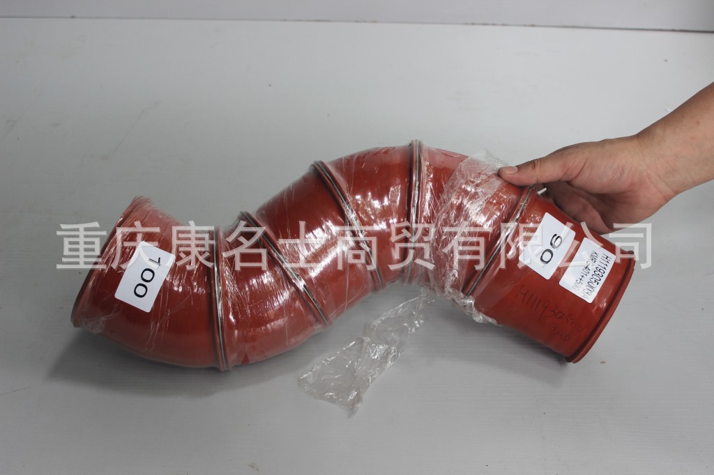 优质硅胶管KMRG-401++500-变径胶管H1119305003A0-内径90变100X硅橡胶胶管,红色钢丝5凸缘5Z字内径90变100XL450XL390XH250XH300-8