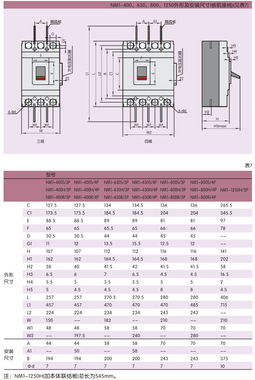 nm1-225s/4300 塑壳式断路器