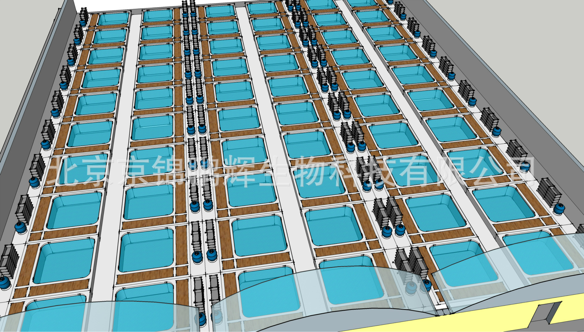 智能化温室养鱼场设计建造 工厂化循环水养鱼场设计建造