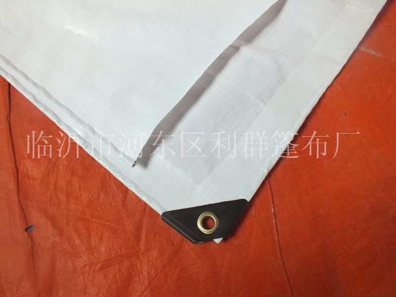 *大促双白塑料编织篷布 临沂南韩篷布厂 pe布篷