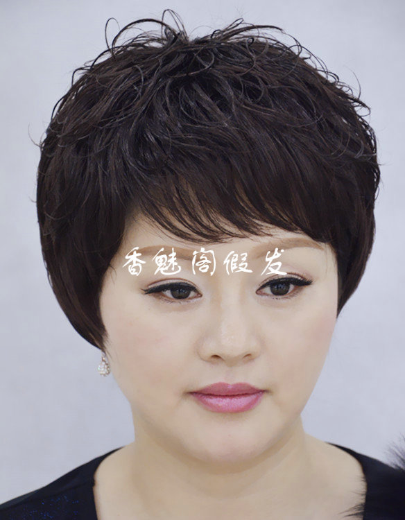 生产销售 2879化纤发假发 中老年女士假发